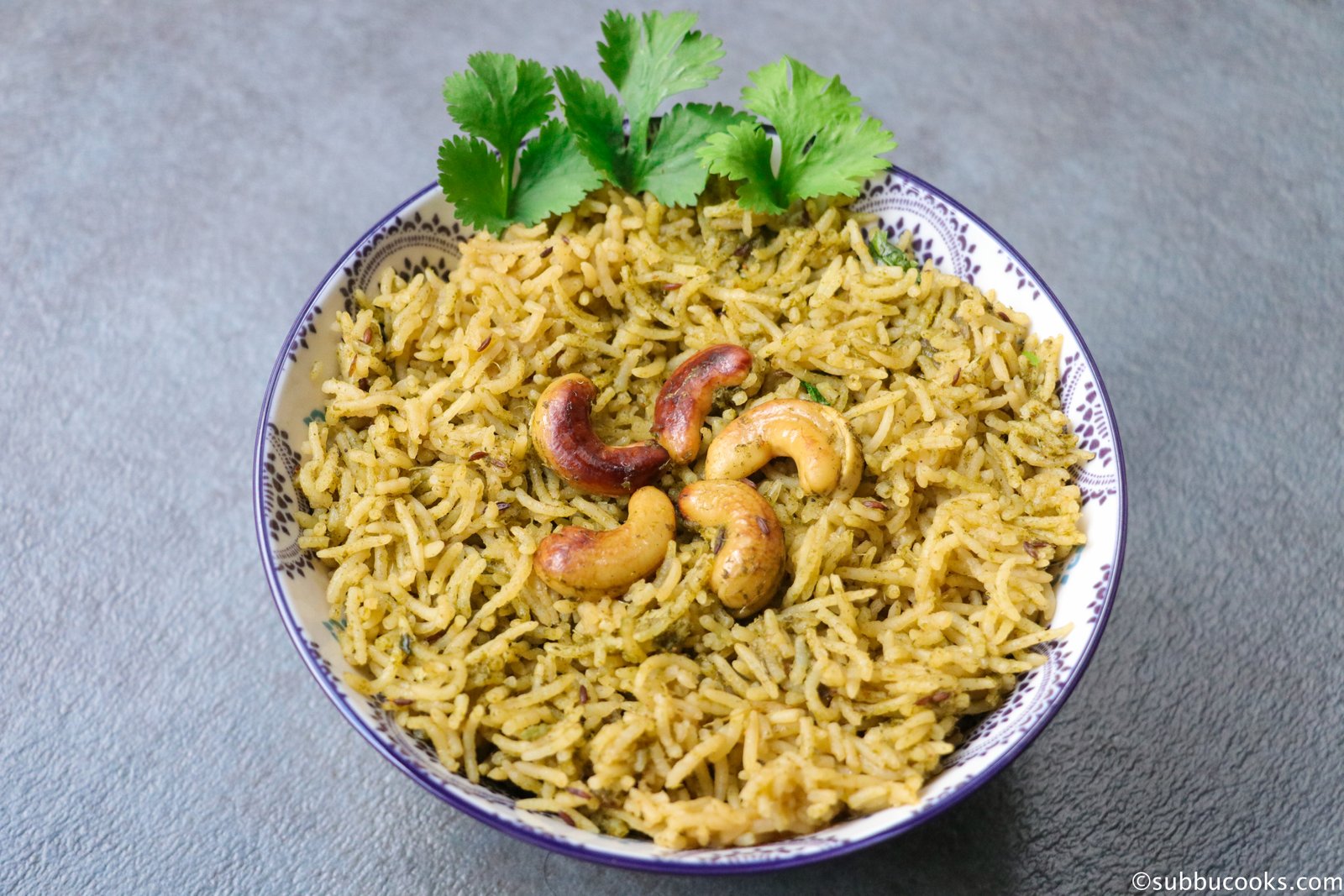 Cilantro Rice – Kothimeera Rice – Coriander Rice – Instant pot