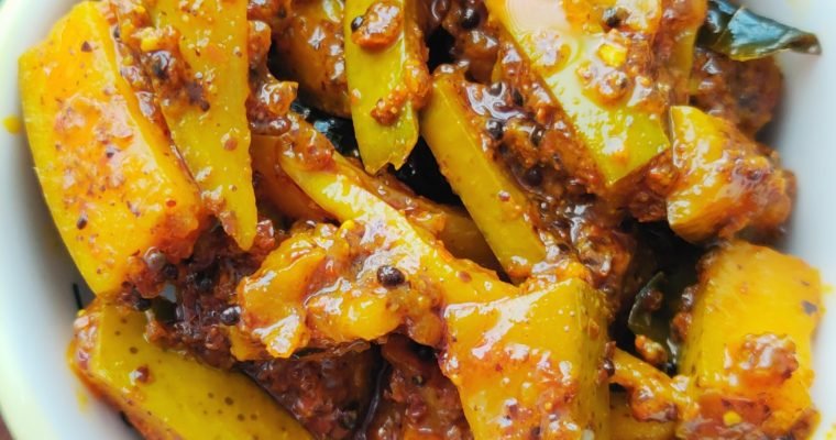 Instant Mango Pickle | Quick Easy Mango pickle recipe