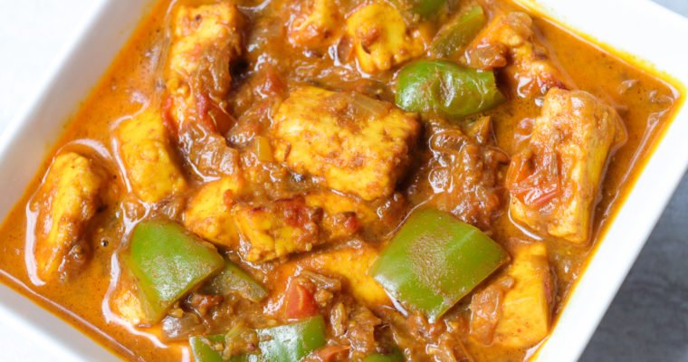 Instant Pot Paneer capsicum masala – Paneer Bell pepper curry