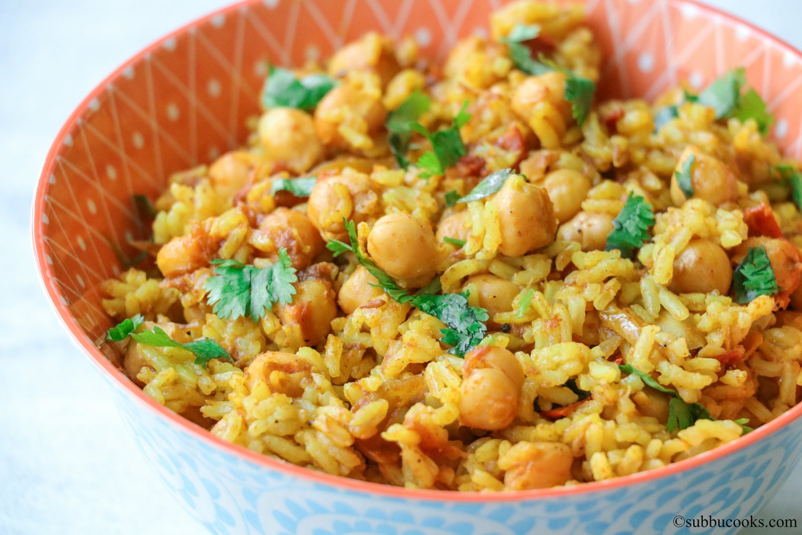 Curried Chickpeas Rice in Instant pot || One pot quick healthy meal