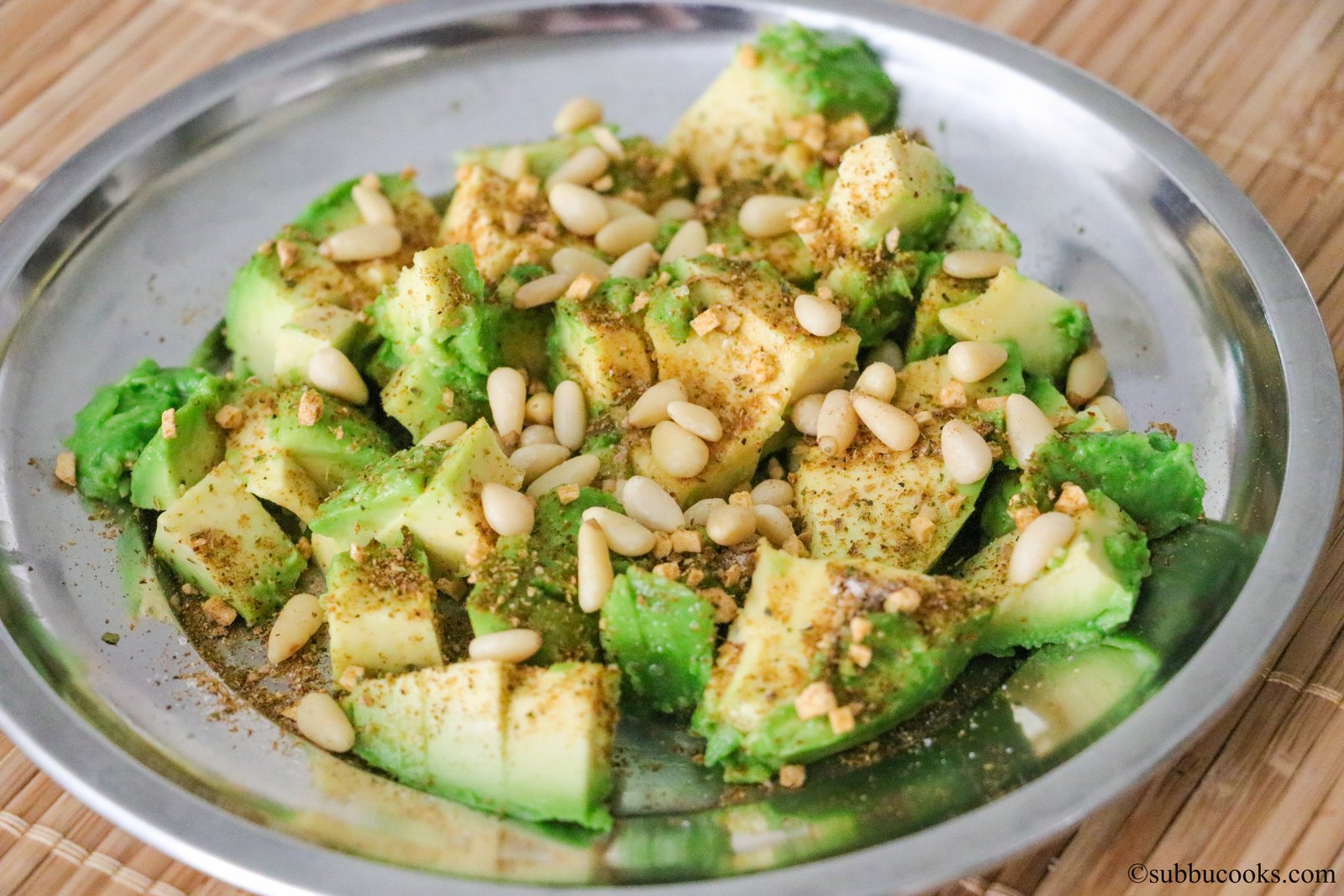 Keto Avocado Pine nut Salad | 3 Ingredient Keto recipes