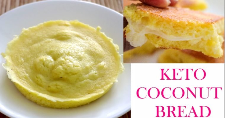 Microwave Keto Coconut Bread | Keto Bread