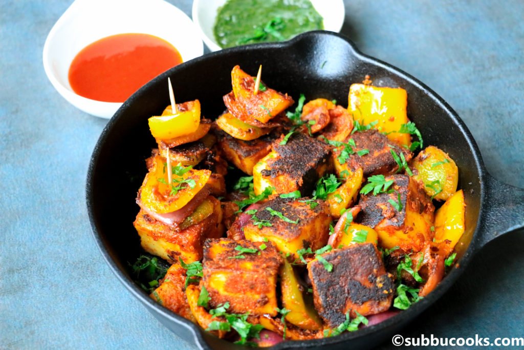 Honey Lime Paneer Tikka | Vegetarian Honey Lime Chicken