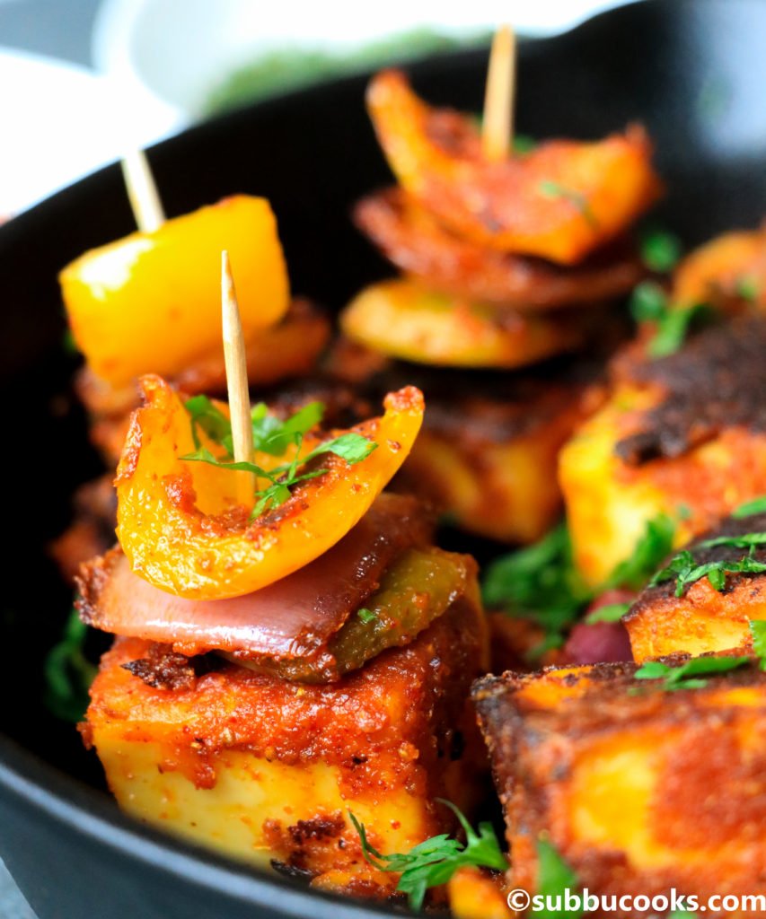 Honey Lime Paneer Tikka | Vegetarian Honey Lime Chicken