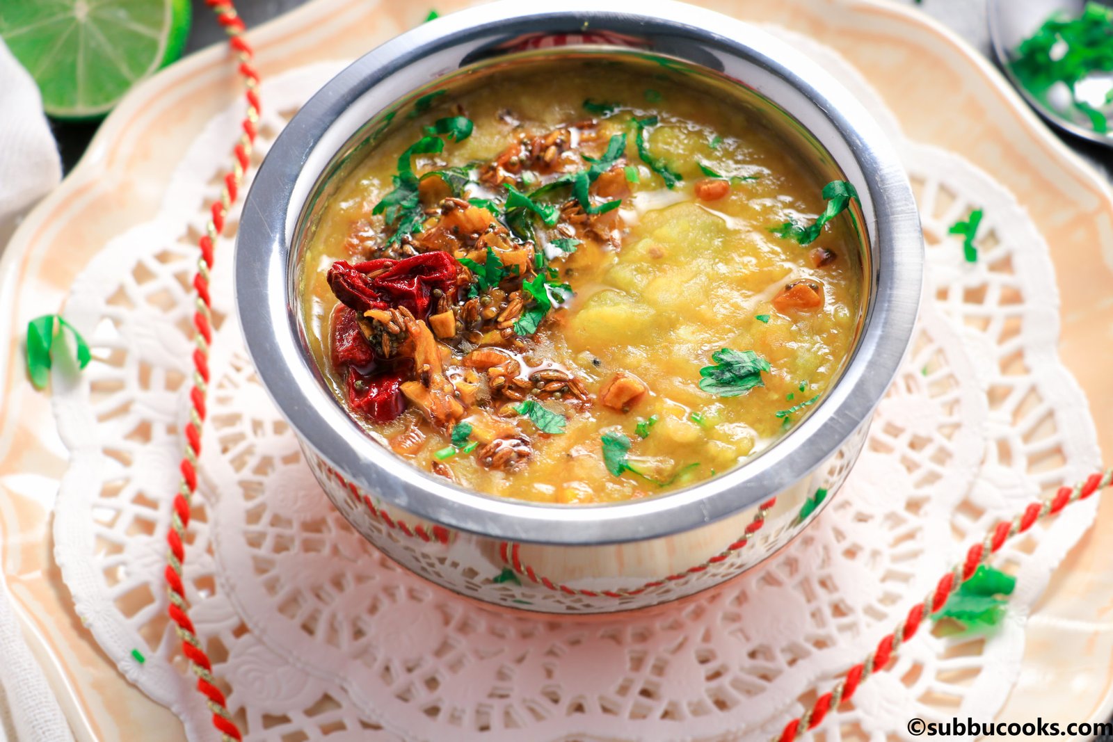 andhra style bottle gourd dal